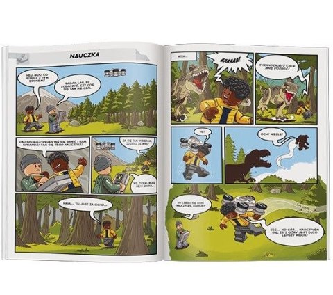 Książeczka edukacyjna LEGO® Jurassic World™. Jurajska przygoda Bena Ameet (LNC 6208)