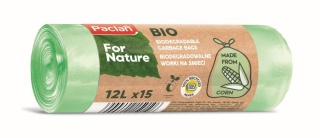 Paclan Biodegradowalne worki na śmieci 12L