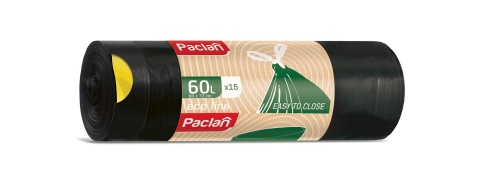 Paclan Worki na śmieci 60L z taśmą