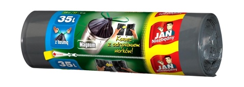 Jan Niezbędny Magnum worki na śmieci z taśmą 35L