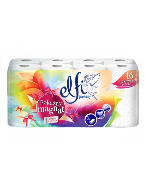 Papier toaletowy Elfi Pokaźny Magnat 16 rolek