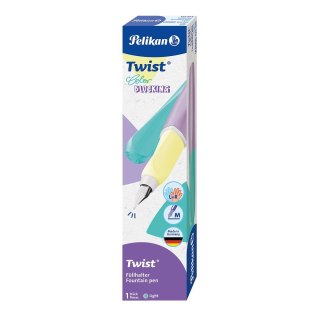 Pióro wieczne Twist Color Blocking pastelowe Pelikan (300010111)