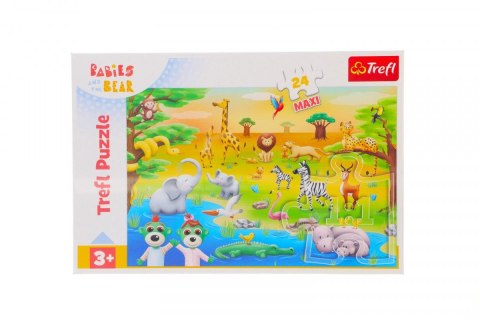 Puzzle Bobaski I Miś 24 el. Trefl (14373)