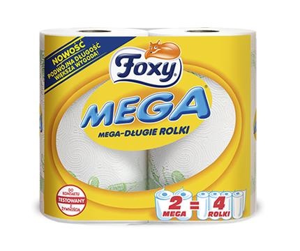 Ręcznik papierowy FOXY Mega 2 rolki