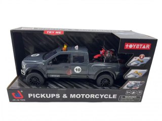 Samochód z motocyklem, 1:12 Lean (21492)
