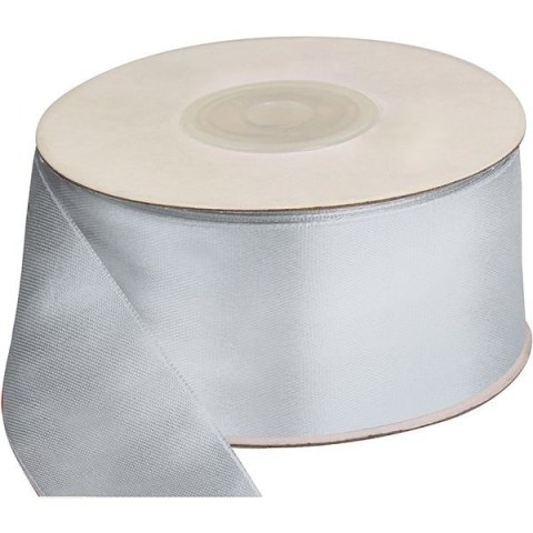 Wstążka Craft-Fun Series satynowa 38x25 [mm x m] srebrny Titanum (TS38-018)