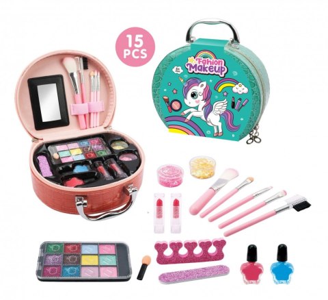 Zestaw piękności kosmetyczka kuferek jednorożec z kosmetykami Lean (23380)