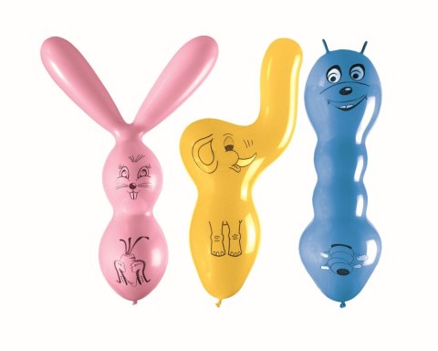 Balon gumowy PREMIUM FIGURY 3 szt mix Godan (GB/PG10)