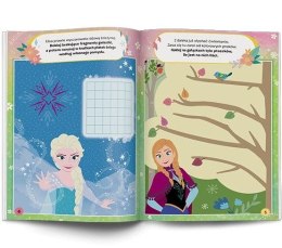 Książeczka edukacyjna Kraina Lodu. 100 Brokatowych Naklejek Ameet (NB 9109)