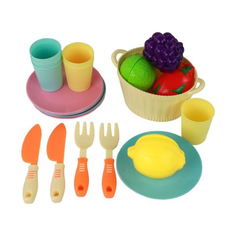 Naczynia zestaw 21 elementów Lean (15435)