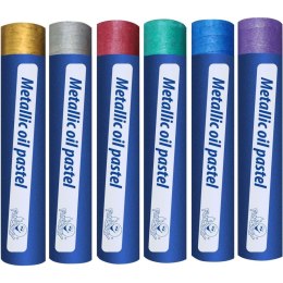 Pastele olejne metaliczne 6 kol. Fun&Joy (FJ-POM6)