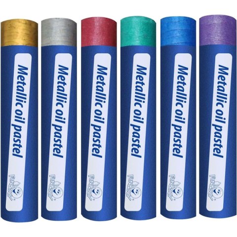 Pastele olejne metaliczne 6 kol. Fun&Joy (FJ-POM6)