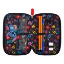 Piórnik STITCH Black ALOHA POTRÓJNY St.Majewski (z wyposażnieniem)