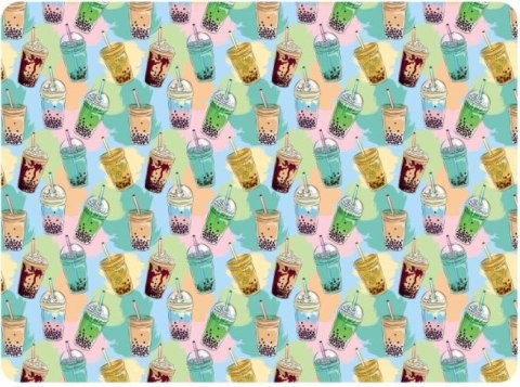 Podkład na biurko BUBBLE TEA mix PVC PCW Biurfol (PSN-A4-37)