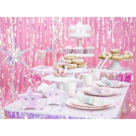 Wstążka satynowa 6x25 [mm x m] różowy jasny Partydeco (TS6-081PJ)