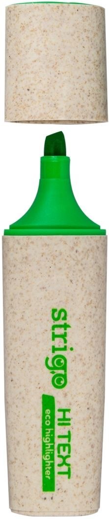 Zakreślacz Strigo HI-TEXT neon w ekologicznej obudowie zielony zielony (SSC220)