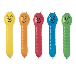 Balon gumowy Dżdżowniczki, 70 cm / 5 szt. mix 700mm Godan (GB/PG95)