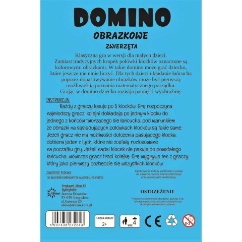 Gra logiczna owoce Zwierzęta Domino Abino