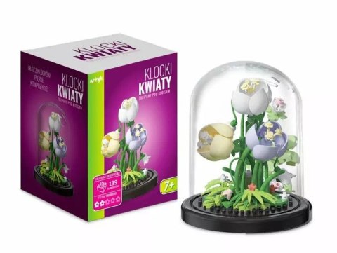 Klocki konstrukcyjne tulipany pod kloszem 139el Artyk (136948)