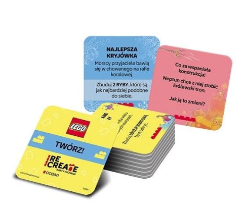 Książeczka edukacyjna LEGO® Recreate. Karty Wyzwań. Ocean Ameet (ACP 6605)