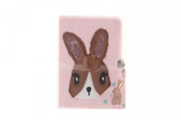 Pamiętnik Pluszowy Królik A5 Kidea (PPZKRK)