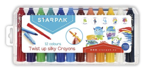 Pastele olejne wykręcane 12 kol. Starpak (491030)