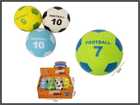 Piłeczka 6cm 4-rodzaje Hipo (H14045)