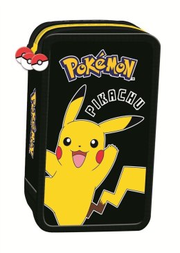 Piórnik POKEMON PODWÓJNY St.Majewski (z wyposażnieniem)