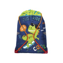 Plecak (worek) na sznurkach chłopiec niebieski Rexus