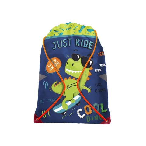 Plecak (worek) na sznurkach chłopiec niebieski Rexus