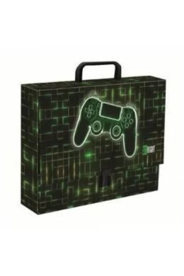 Teczka kartonowa na zatrzask NEON PAD A4 czarny [mm:] 330x90 Unipap