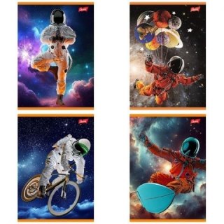 Zeszyt Spaceman A5 32k. 70g linia kolor Unipap