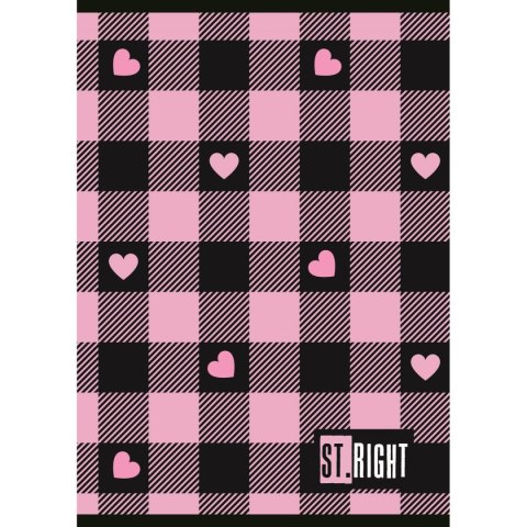 Zeszyt St.Right A5 32k. 70g krata Unipap