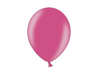 Balon gumowy metalizowany 100 szt różowy metaliczny 12cal Partydeco