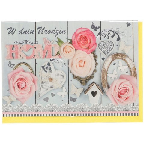 Kartka składana B6 Pol-mak