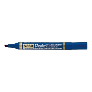 Marker permanentny N860 wkład niebieski 1,5mm ścięta końcówka Pentel