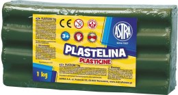 Plastelina Astra 1 kol. zielony ciemny 1000g (303111019)