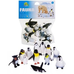 Figurka ZWIERZĘTA PINGWINY 12 SZTUK Trifox (A-0973)