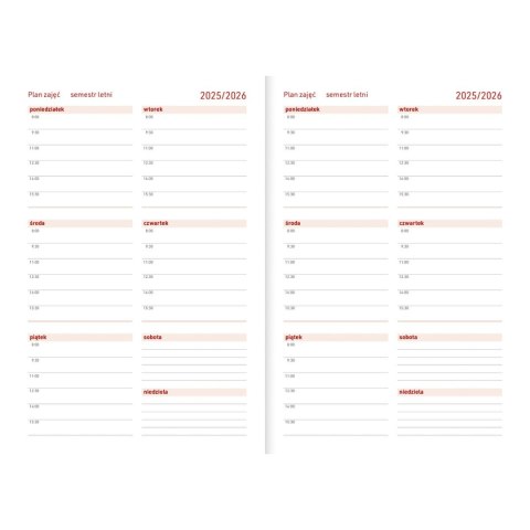 Kalendarz nauczyciela książkowy (terminarz) EKO MAPA A5 Wydawnictwo Wokół Nas (A5TA072B)