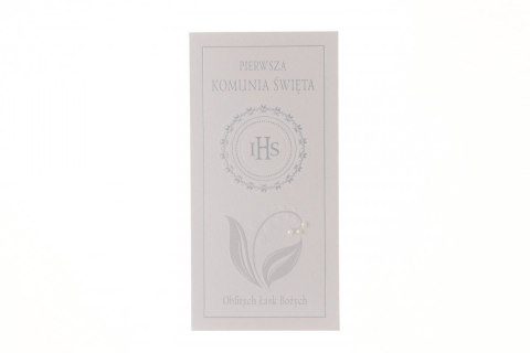 Kartka składana komunia dl DL Pol-mak (lux)