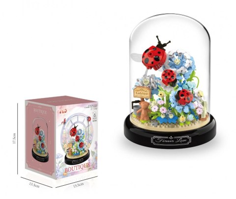 Klocki konstrukcyjne kwiaty w kopule 596 el. Lean (23494)