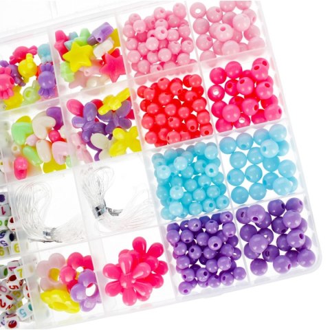 Koraliki dla dziewczynki zestaw do nawlekania Mega Creative (531420)