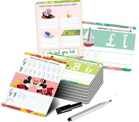 Książeczka edukacyjna Disney Uczy. Litery. Karty Ameet (UMK 9302)