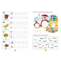 Książka dla dzieci Kolorowe literki i cyferki Aksjomat