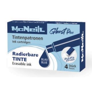 Naboje krótkie DO PIÓRA WYMAZYWALNEGO niebieski Patio (3469900007)