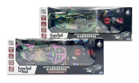 Samochód R/C z holograficzną karoserią mix Artyk (176012)