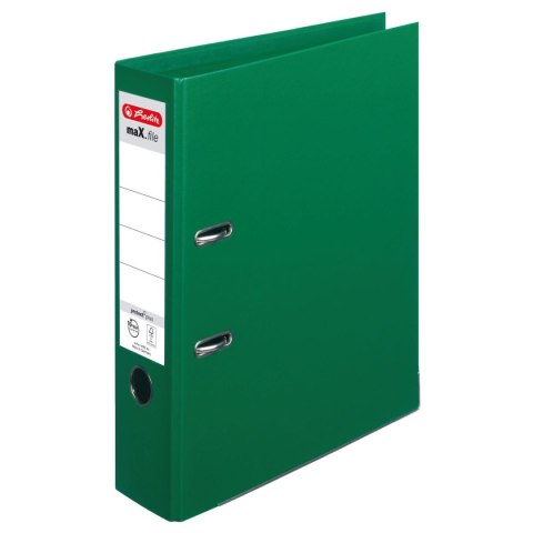 Segregator dźwigniowy Max.File 10834349 Voll A4 80mm zielony Herlitz (300002679)