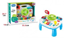 Zabawka edukacyjna Panel Stolik Interaktywny Edukacyjny Kierownica 2w1 Światła Dźwięki Lean (22868)
