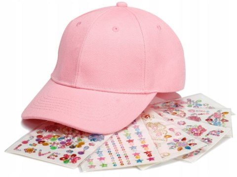 Zestaw kreatywny dla dzieci różowa czapka do dekorowania Dromader (130-1355121)