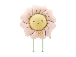 Balon foliowy Kwiatek, 104x104 cm, rumiany różowy Partydeco (FB273-081RM)